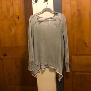 Free People knitted shirt.